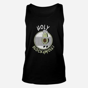 Funny Volleyball Block Training Design For An Avocado Lover Unisex Tank Top | Crazezy