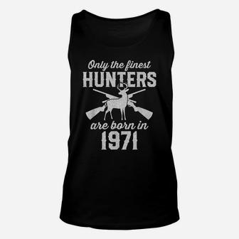 Gift For 49 Year Old Deer Hunter 49Th Birthday 1971 Hunting Unisex Tank Top | Crazezy AU