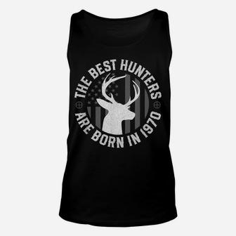 Gift For 50 Year Old Deer Hunting Hunter 1970 50Th Birthday Unisex Tank Top | Crazezy DE