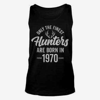 Gift For 50 Year Old Deer Hunting Hunter 1970 50Th Birthday Unisex Tank Top | Crazezy UK