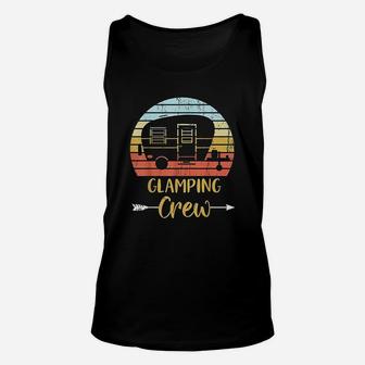 Glamping Crew Funny Matching Family Girls Camping Trip Unisex Tank Top | Crazezy AU