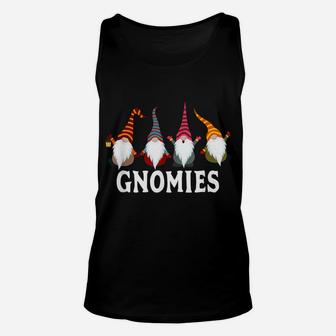 Gnomies Gnome Friends Christmas Xmas Holiday Unisex Tank Top | Crazezy