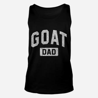 Goat Dad Gym Workout Fathers Day Gift Unisex Tank Top | Crazezy