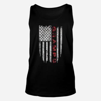Gramps American Flag T-Shirt Grandpa Gifts Men Tee Shirts Unisex Tank Top | Crazezy CA