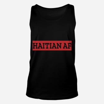Haitian Af Patriotic Red Blue Haiti Zoe Pride For Flag Day Sweatshirt Unisex Tank Top | Crazezy AU