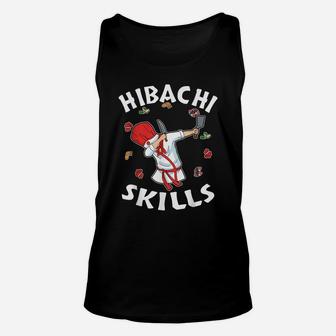 Hibachi Connoisseur Gifts Hibachi Chef Costume Hibachi Grill Unisex Tank Top | Crazezy