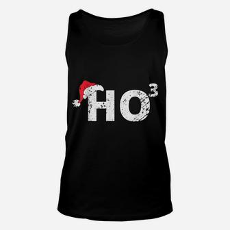 Ho3 Cubed Christmas Ho-Ho-Ho Math Teacher Funny Gift Ho-3 Unisex Tank Top | Crazezy