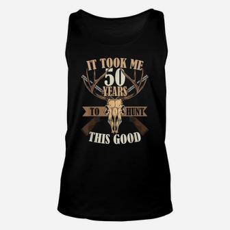 Hunters 50Th Birthday Years Old Deer Hunting Stag Buck Hunt Unisex Tank Top | Crazezy UK