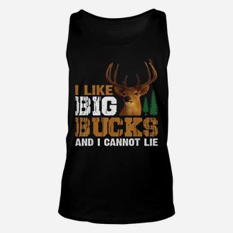Hunting - I Like Big Bucks And I Cant Like Unisex Tank Top | Crazezy UK