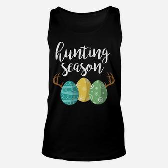 Hunting Season - Cute Bunny Funny Easter Shirt Unisex Tank Top | Crazezy UK