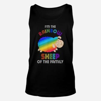Im The Rainbow Sheep Of The Family Sheep Unisex Tank Top | Crazezy CA