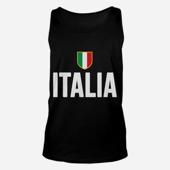 Italia Italian Pride Italy Flag Italiana Gift Roots Unisex Tank Top | Crazezy