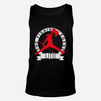 Jumpman The Fishing Legend Your Name Unisex Tank Top | Crazezy