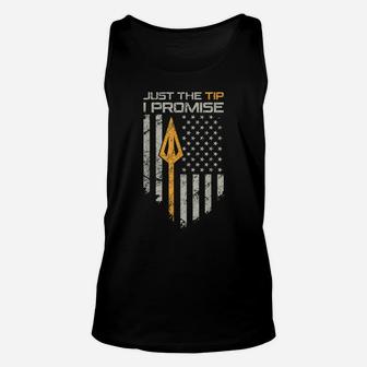 Just The Tip I Promise - Funny Bow Hunter Archery Broadhead Unisex Tank Top | Crazezy AU