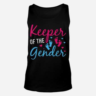 Keeper Of The Gender Baby Father Mother's Day Pregnancy Mom Unisex Tank Top | Crazezy AU
