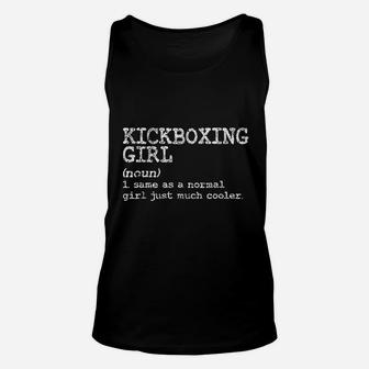 Kickboxing Girl Definition Funny Women Coach Martial Arts Unisex Tank Top | Crazezy
