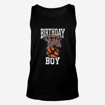 Kids 6th Birthday Basketball For Boy 6 Years Old Unisex Tank Top | Crazezy CA