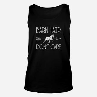 Kids Horse Girl Barn Hair Dont Care Racing Riding Gift Unisex Tank Top | Crazezy UK