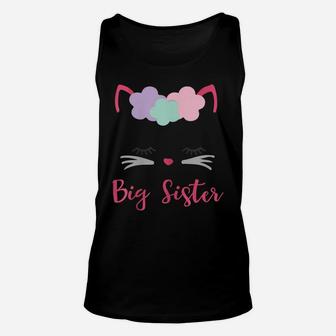 Kitty Cat Big Sister Shirt I'm Going To Be A Big Sister Tee Unisex Tank Top | Crazezy CA