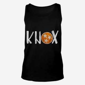 Knox Vintage Distressed Knoxville Tennessee Football Shirt Unisex Tank Top | Crazezy CA