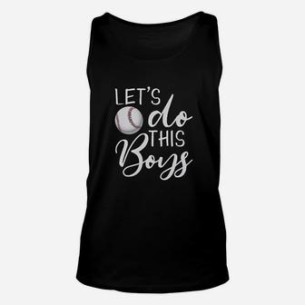 Lets Do This Boys Baseball Mom Mothers Day Unisex Tank Top | Crazezy