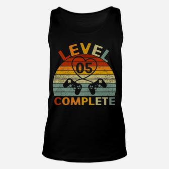 Level 5 Complete Gamers Couple 5Th Wedding Anniversary Unisex Tank Top | Crazezy