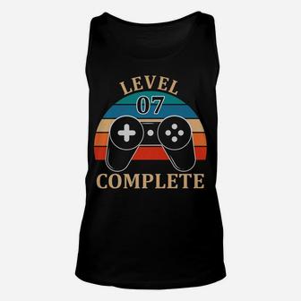 Level 7 Complete 7Th Wedding Anniversary Vintage Unisex Tank Top | Crazezy DE