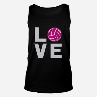 Love Volleyball Gift For Volleyball Lovers Players Unisex Tank Top | Crazezy UK