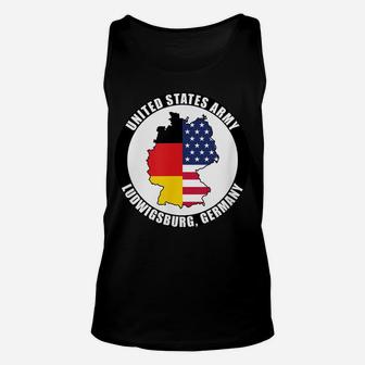 Ludwigsburg Germany United States Army Military Veteran Gift Unisex Tank Top | Crazezy