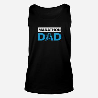 Marathon Dad Funny Sport Running Fathers Day Gift Unisex Tank Top | Crazezy AU