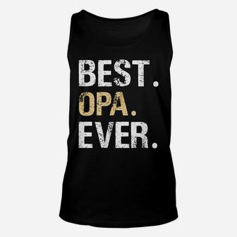 Mens Best Opa Graphic Opa Gift From Granddaughter Grandson Unisex Tank Top | Crazezy