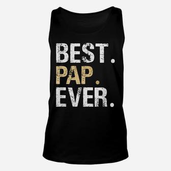 Mens Best Pap Graphic Pap Gift From Granddaughter Grandson Unisex Tank Top | Crazezy CA