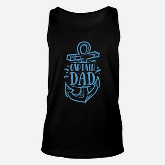 Mens Daddy & Me Daddy's First Mate Matching Father & Son Nautical Unisex Tank Top | Crazezy CA