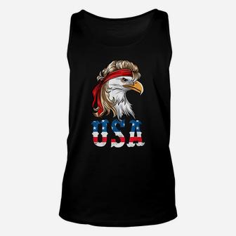 Mens Funny 4Th Of July American Flag Usa Patriotic Eagle Pride Unisex Tank Top | Crazezy
