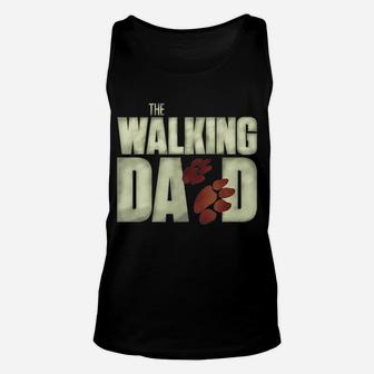 Mens Funny Mens Fear The Walking Dad Dog Lovers Unisex Tank Top | Crazezy