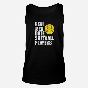 Mens Funny Softball Cool Gift For Husband Boyfriend Unisex Tank Top | Crazezy