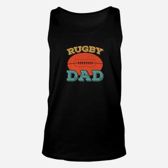 Mens Mens Rugby Dad Shirt Vintage Rugby Gifts For Men Unisex Tank Top | Crazezy CA