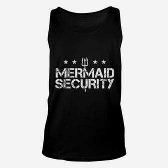 Merman Mermaid Security Funny Swimming Gift Unisex Tank Top | Crazezy AU