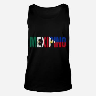 Mexipino Mexico Philippines Flag Ancestery Filipino Mexican Unisex Tank Top | Crazezy