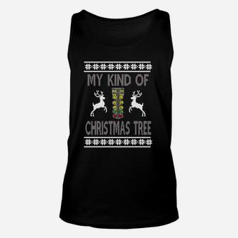 My Kind Of Christmas Tree - Drag Racing Sweater Design T-shirt Ugly Christmas Sweater 2017 Unisex Tank Top | Crazezy CA