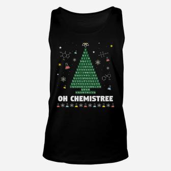 Oh Chemistree Periodic Table Chemistry Christmas Tree Sweatshirt Unisex Tank Top | Crazezy