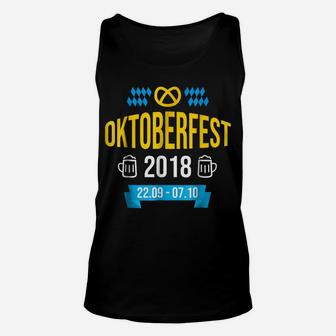 Oktoberfest 2018 Shirt German Beer Festival Beerfest Bavaria Unisex Tank Top | Crazezy