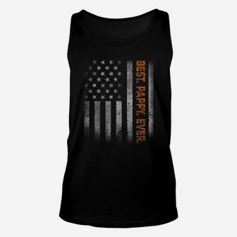 Pappy American Flag Father's Day Gift From Daughter Son Wife Unisex Tank Top | Crazezy DE