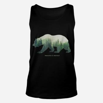 Preserve & Protect Vintage National Park Bear Shirt Unisex Tank Top | Crazezy