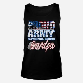 Proud Patriotic Army National Guard Grandpa Usa Flag Men Sweatshirt Unisex Tank Top | Crazezy