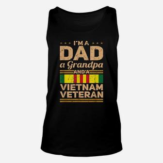 Proud Vietnam Veteran Flag & Military Veterans Day | Veteran Unisex Tank Top | Crazezy DE