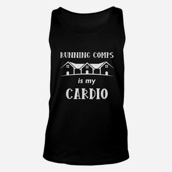 Real Estate Agent Running Comps Houses Funny Realtor Quote Unisex Tank Top | Crazezy CA