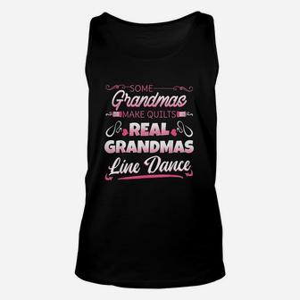 Real Grandmas Line Dance Sewing Dancing Grandmother Unisex Tank Top | Crazezy