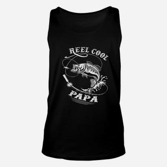 Reel Cool Papa Fishing Nature Lovers Unisex Tank Top | Crazezy