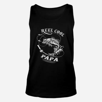 Reel Cool Papa For Fishing Nature Lovers Unisex Tank Top | Crazezy